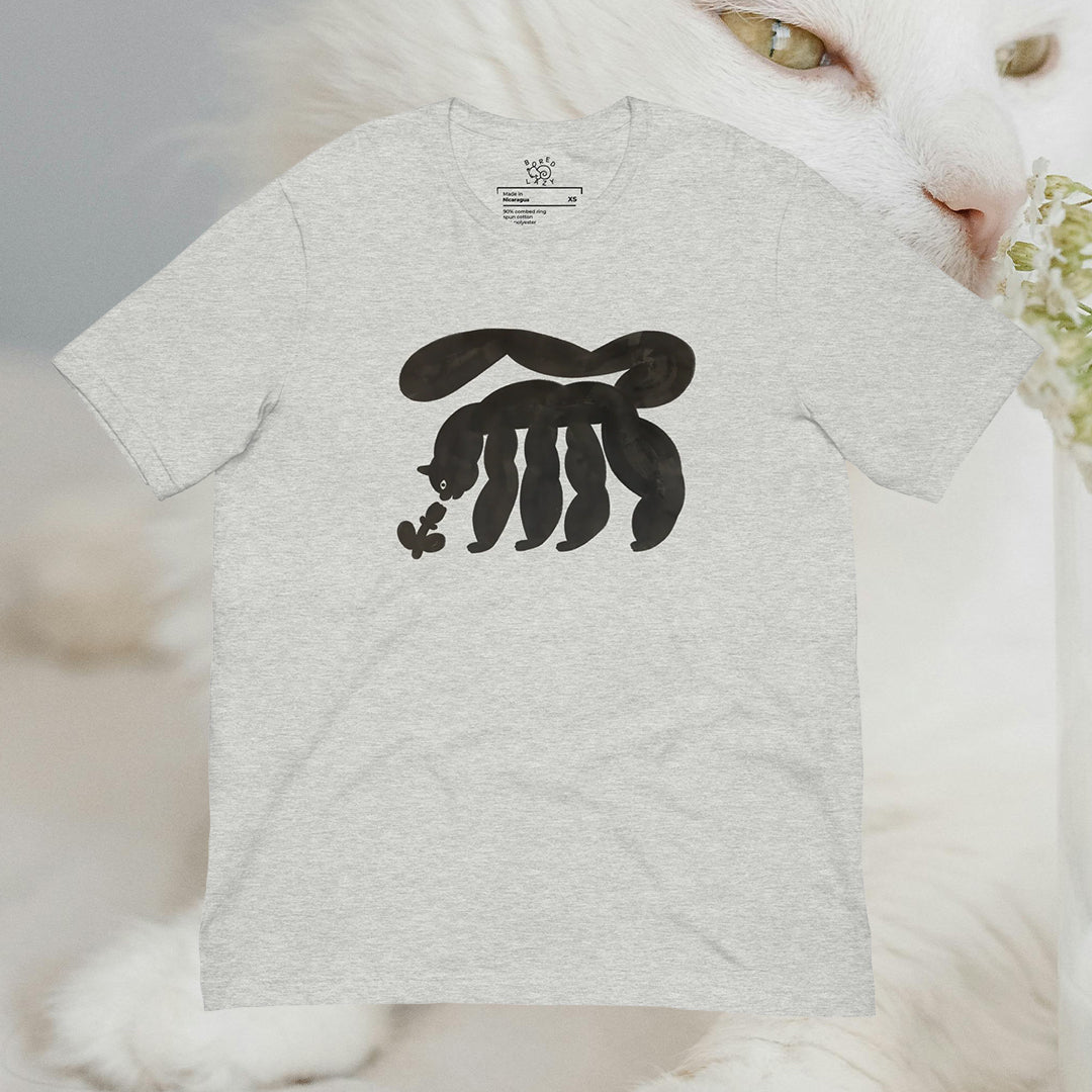 Sniffing Cat — Unisex t-shirt