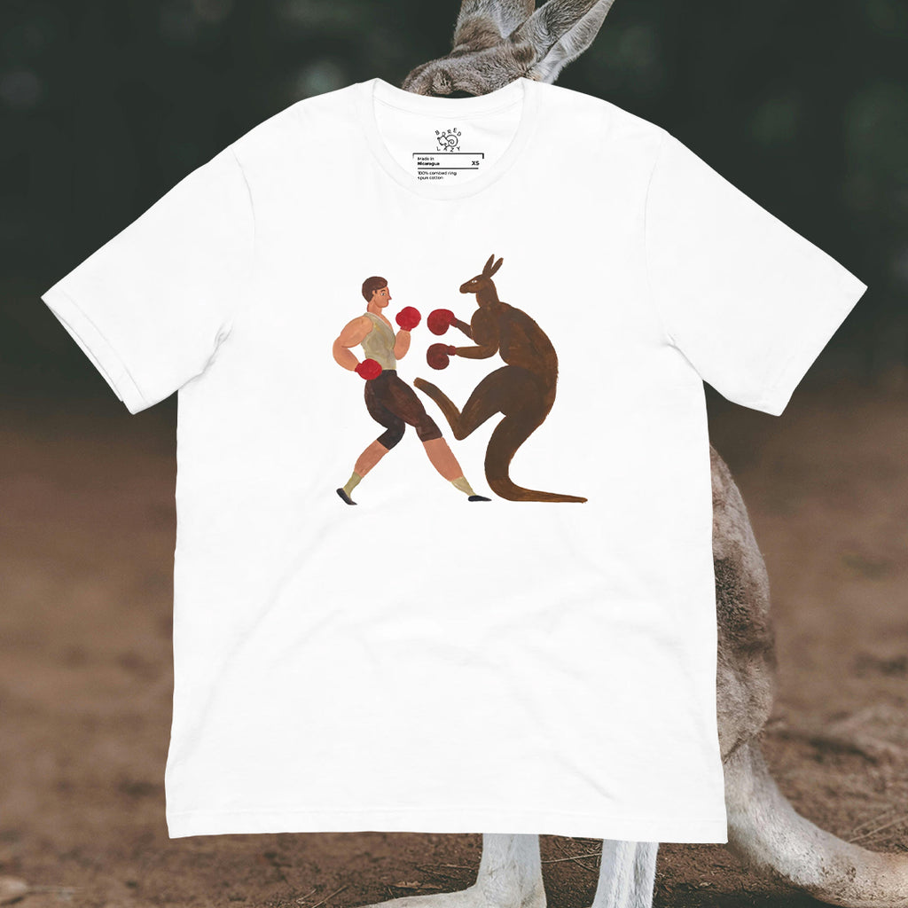 Kangaroo vs. Men — Unisex t-shirt