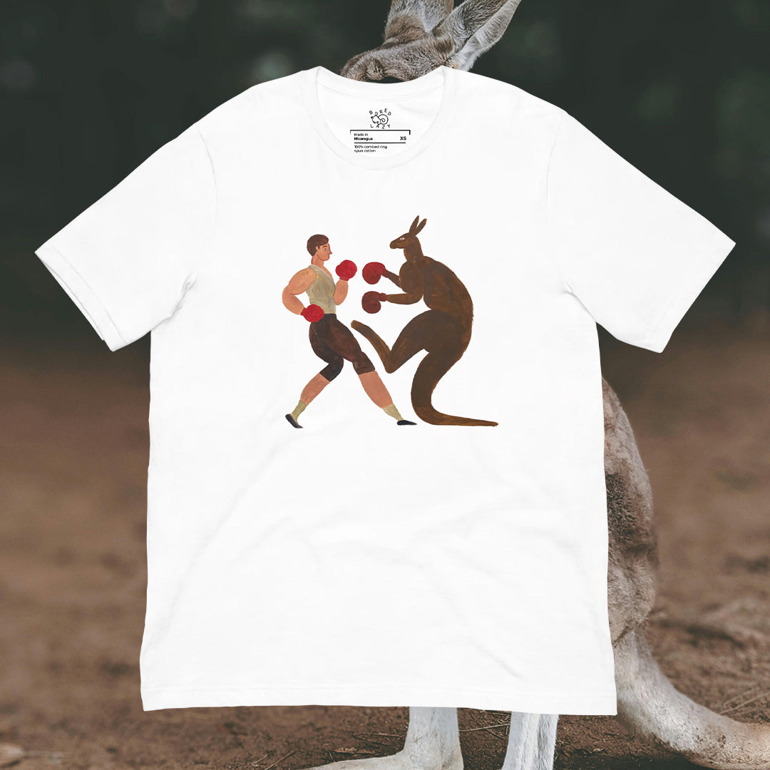Kangaroo vs. Men — Unisex t-shirt