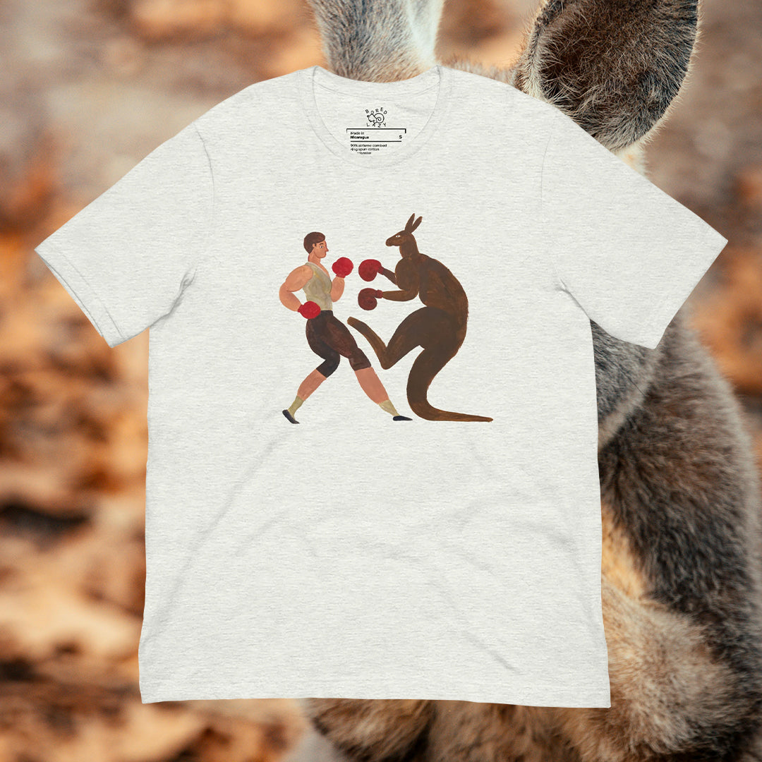 Kangaroo vs. Men — Unisex t-shirt